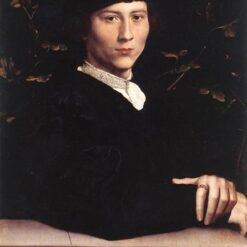 High-quality 'Portrait of Derich Born' Inspired Oil Painting on Wood - Northern Renaissance Aesthetic by Dafen Village Studio