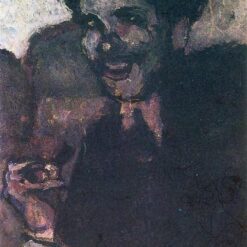 Exquisite Dafen Village Creation: 'Portrait of Dr. Ferdinand Tribout' Inspired by Marcel Duchamp (1910) - Post - Impressionist Portrait Oil on Cardboard