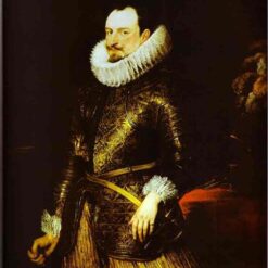Unique Wall Art: Dafen Village's Artistic Rendition INSPIRED BY “Portrait of Emmanuel Philibert” by Anthony van Dyck in Baroque Style for Interior Transformation