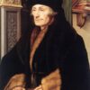 Unique 'Portrait of Erasmus of Rotterdam' - Style Portrait Oil Painting Inspired by Hans Holbein the Younger, Professionally Painted in Dafen Village, Ideal for Statement Home Decor