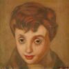 portrait of francoise sagan 1958