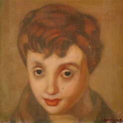 Portrait of Françoise Sagan" by Tamara de Lempicka – Iconic Art Deco Portrait in Oil