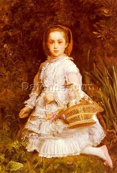 Exquisite Handmade Replica of John Everett Millais’ “Portrait Of Gracia Lees” (1875) – Premium Realist Portrait Oil Painting from Dafen Village for Art Connoisseurs Searching for Elegant Portraiture on Google