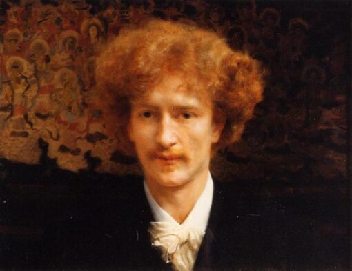 Customizable Oil Portrait Inspired by Alma – Tadema’s Portrait of Ignacy Jan Paderewski – Handmade in Dafen Village