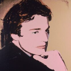 Unique Dafen Village-made Oil Painting - After Andy Warhol's 'Portrait Of Jamie Wyeth' (1976) Pop Art Gem in Portrait Genre
