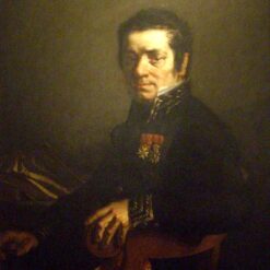 Custom-Sized Realist Portrait "Portrait of Javain (Mayor of Cherbourg)" Inspired by Jean-Francois Millet's 1841 Masterpiece - Handmade in Dafen Village