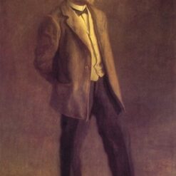 Hand-Painted Replica of Thomas Eakins' "Portrait of John McLure Hamilton" (1895) - Magnificent Realist Portrait Oil Painting on Canvas from Dafen Village, Ideal for Art Lovers and Those Admiring Grand Portraiture
