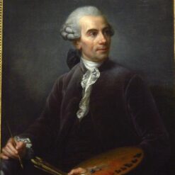 Oil Canvas Reproduction: Portrait of Joseph Vernet INSPIRED BY Vigee Le Brun’s 1778 Masterpiece
