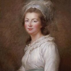 Oil Canvas Reproduction: Portrait of Élisabeth of France INSPIRED BY Vigee Le Brun’s c.1787 Masterpiece