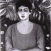Custom Oil Painting Inspired by Frida Kahlo’s Portrait of Lupe Marín – Hand-Painted Naïve Art Reproduction from DaFen Village Studio | Mexican Fine Art Portrait for Home, Office, and Gallery Décor