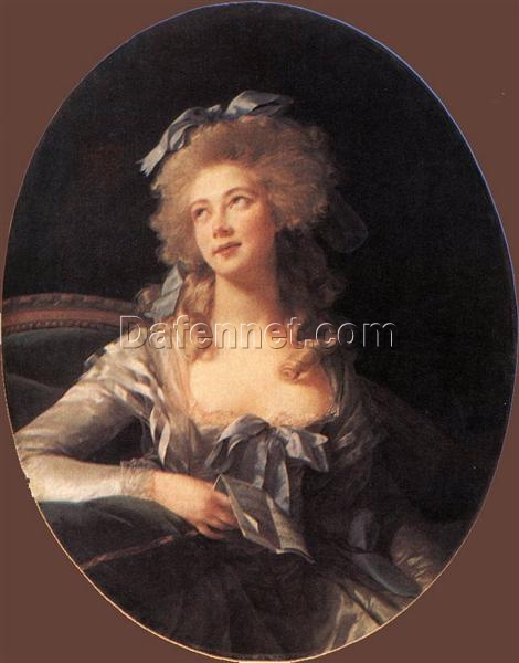Oil Canvas Reproduction: Portrait of Madame Grand INSPIRED BY Vigee Le Brun’s 1783 Masterpiece