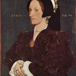 High-quality Replica 'Portrait of Margaret Wyatt, Lady Lee' INSPIRED BY Hans Holbein the Younger - Northern Renaissance Oil, Wood & Tempera Painting from Dafen Village for Home Decor Enthusiasts