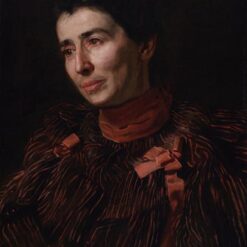 Hand-Painted Replica of Thomas Eakins' "Portrait of Mary Adeline Williams" (c.1900) - Graceful Realist Portrait Oil Painting on Canvas from Dafen Village, Ideal for Art Lovers and Portrait Enthusiasts