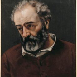 Gustave Courbet's Timeless 'Portrait of Paul Chenavard' - 1869 Realist Portrait Oil Painting on Canvas, Inspired by Musée des Beaux-Arts de Lyon's Treasure