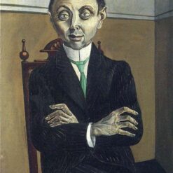 High - Quality Print of Otto Dix's "Portrait of Paul F. Schmidt" - Veristic Portrait on Oil and Canvas