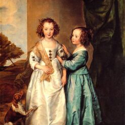 Portrait of Philadelphia and Elisabeth Cary” Inspired Baroque Portrait Oil Painting - Exquisite Craft from Dafen Village Studio