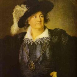 Hand - Painted Dafen Village Artwork: Stanislas Augustus Poniatowski Portrait INSPIRED BY Louise Elisabeth Vigee Le Brun’s Rococo Masterpiece from Ukraine’s Khanenko Museum