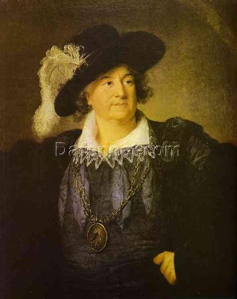 Hand – Painted Dafen Village Artwork: Stanislas Augustus Poniatowski Portrait INSPIRED BY Louise Elisabeth Vigee Le Brun’s Rococo Masterpiece from Ukraine’s Khanenko Museum