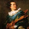 Collector's Delight: Dafen Village's High-Quality “Jean Claude Richard, Abbot of Saint-Non (Fanciful Figure)” Inspired Rococo Portrait Oil Painting