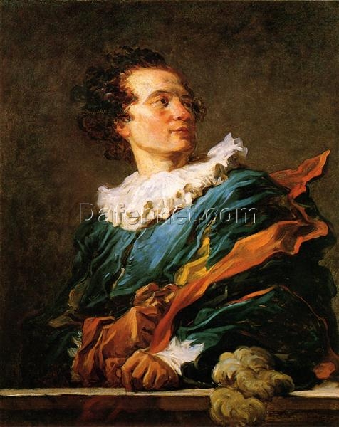 Collector’s Delight: Dafen Village’s High-Quality “Jean Claude Richard, Abbot of Saint-Non (Fanciful Figure)” Inspired Rococo Portrait Oil Painting