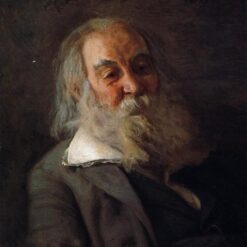 Hand-Painted Replica of Thomas Eakins' "Portrait of Walt Whitman" (1887) - Iconic Realist Portrait Oil Painting on Canvas from Dafen Village, Ideal for Art Lovers and Poetry Enthusiasts