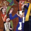 Authentic Expressionist Oil Reproduction - Oskar Kokoschka's 'Poster Design for the Jubilee Procession of the Kaiser' by Dafen Village Artists