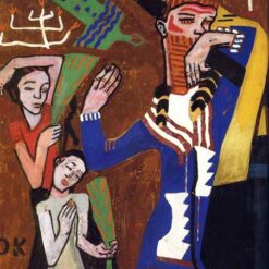 Authentic Expressionist Oil Reproduction - Oskar Kokoschka's 'Poster Design for the Jubilee Procession of the Kaiser' by Dafen Village Artists