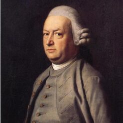 Detailed Hand-Painted Replica of Portrait of Thomas Flucker INSPIRED BY John Singleton Copley’s 1770 - 1771 Neoclassical Work