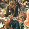 Customizable Reproduction of Otto Dix's "Prager Street" (1920) - Dadaist Symbolic Artwork in Oil and Collage on Canvas, Tailored to Your Space