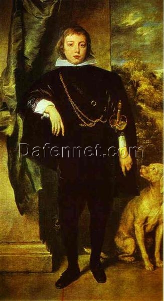Baroque Splendor – “Prince Rupert von der Pfalz” Inspired Oil Canvas Painting by Dafen Village Artists
