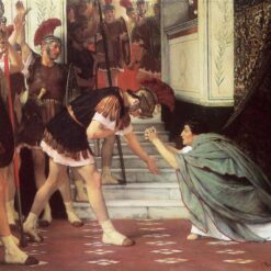 Custom-Made Oil on Canvas Inspired by Sir Lawrence Alma-Tadema's 'Proclaiming Claudius Emperor' (1867) - Tailored to Your Vision by Dafen Village Studios for Discerning Art Collectors