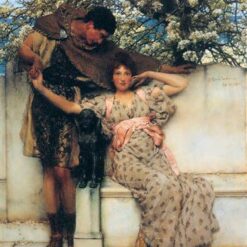 High-Quality Reproduction of Alma-Tadema's "Promise of Spring" Oil Painting - Exclusive from Dafen Village Studio