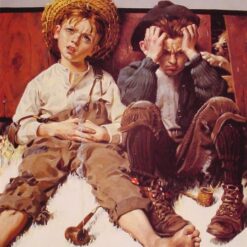 High - Quality Hand - Painted Copy by Dafen Village - Inspired by Rockwell's 'Retribution