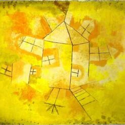 Hand - Painted "Revolving House" Inspired Oil Painting in Cubist Style by Dafen Village Artists