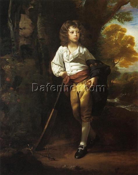 Large-Scale Hand-Painted Reproduction of Richard Heber INSPIRED BY John Singleton Copley’s 1782 Neoclassical Masterpiece at Yale Centre For British Art
