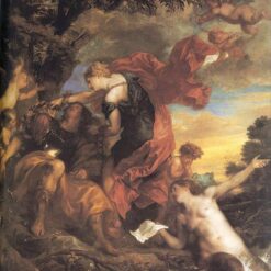 Dafen Village Handmade Replica of Anthony van Dyck's “Rinaldo and Armida” - A Baroque Literary Oil Painting on Canvas