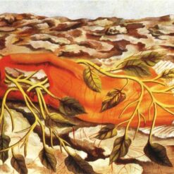 Custom Oil Painting Inspired by Frida Kahlo’s Roots (Raíces) – Hand-Painted Naïve Art Reproduction from DaFen Village Studio | Surrealist Mexican Fine Art for Home and Office Décor