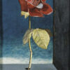 Exquisite Hand - Painted "Rose and Sweet Pea" Inspired Surrealist Flower Oil Painting by Dafen Village Artists for Art Connoisseurs