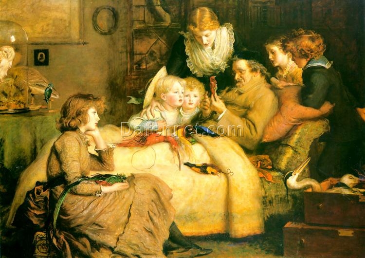 Dafen Village Inspired Reproduction of John Everett Millais’ “Ruling Passion” in Realistic Genre