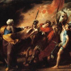 Museum-Quality Replica of “Saul Reproved by Samuel for Not Obeying the Commandments of the Lord” INSPIRED BY John Singleton Copley’s 1798 Neoclassical Work
