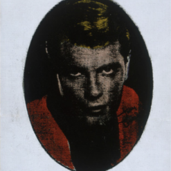 Exquisite Handmade 'Troy' Pop Art Portrait Oil Painting Inspired by Andy Warhol (1962) - Crafted in Dafen Village Oil Painting Studio