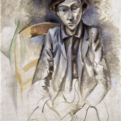 High - Quality Reproduction of Andre Derain's 1913 - 1914 Cubist - Expressionist Portrait of a Young Man, Exclusive from Dafen Village's Premier Studios