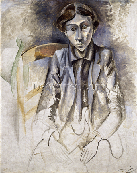 High – Quality Reproduction of Andre Derain’s 1913 – 1914 Cubist – Expressionist Portrait of a Young Man, Exclusive from Dafen Village’s Premier Studios