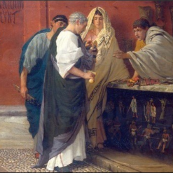 Authentic Hand - Painted Oil Painting INSPIRED BY Alma - Tadema's "The Armourer's Shop in Ancient Rome" - Dafen Village's Finest