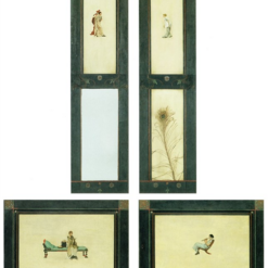 Customizable Oil on Panel Inspired by Alma-Tadema's "Panels from Alma-Tadema's Cupboard" - Handmade in Dafen Village