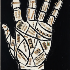 Stunning Handmade 'Hand' Figurative Oil Painting in Andy Warhol's 1959 Dada & Pop Art Style from Dafen Village Studio