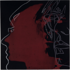 Authentic Andy Warhol 1981 'The Shadow' Pop Art Masterpiece - A Mesmerizing Blend of Abstract and Mythological Elements
