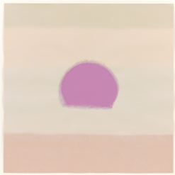 Exquisite Handmade '(Untitled) from Sunset' Pop Art Cloudscape Oil Painting - Inspired by Andy Warhol (1972), Crafted in Dafen Village Oil Painting Studio