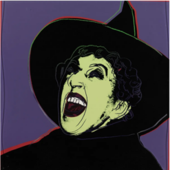 Authentic Andy Warhol Inspired 'The Witch' 1981 Pop Art Icon Screenprint