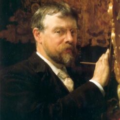 Customizable Oil Self - Portrait Inspired by Alma - Tadema's 1896 Work - Handmade in Dafen Village